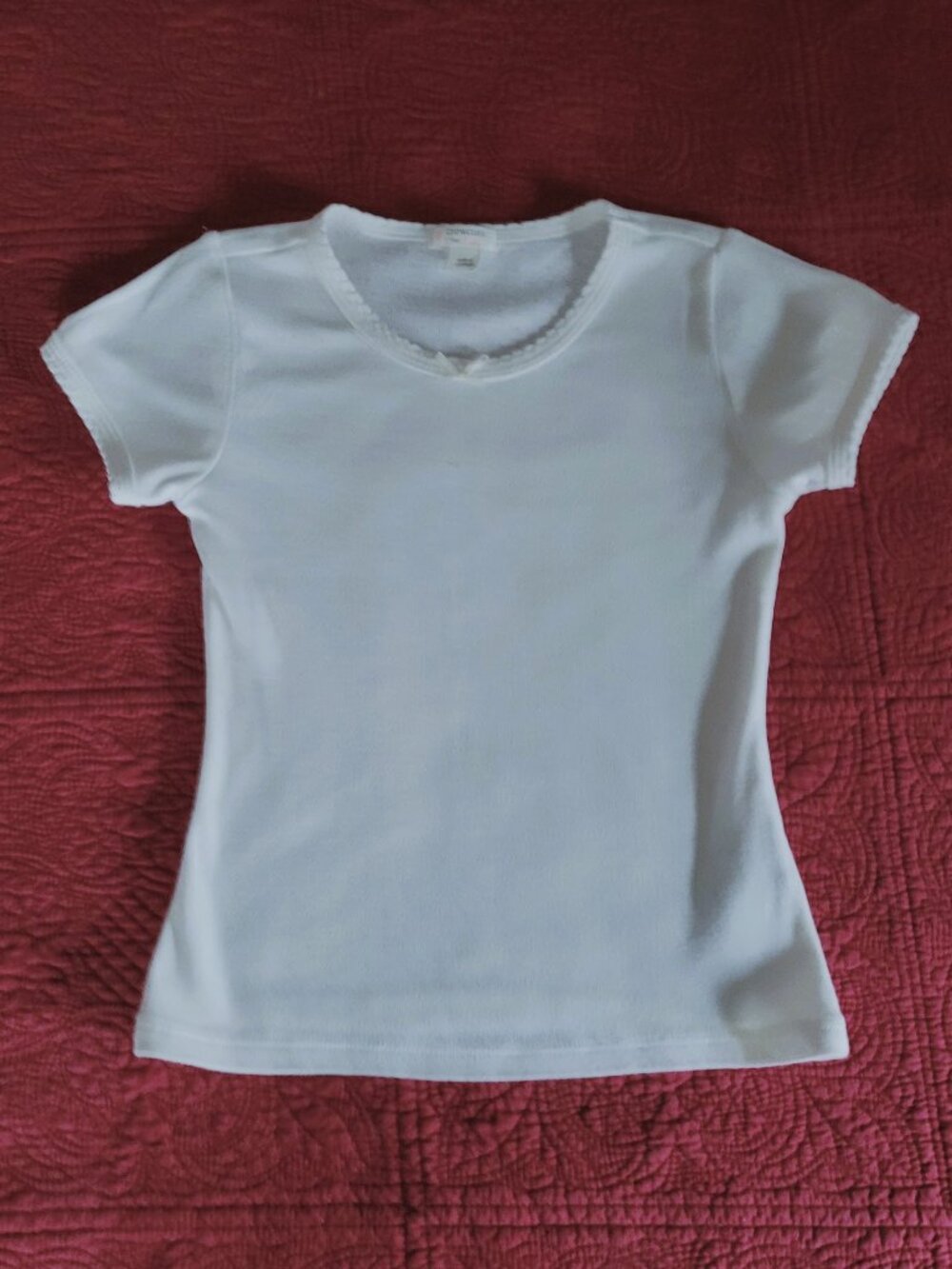J.Crew Ivory Pointelle Short-Sleeve Top 8